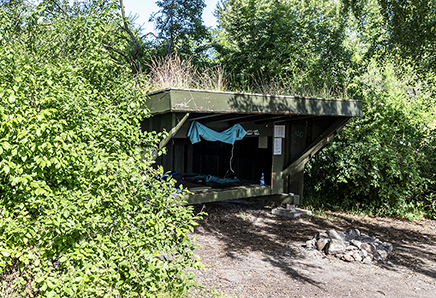 shelterplads ved Skuldelev Strand