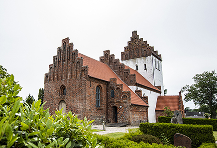 Kirken er bygget i begyndelsen af 1100-tallet.