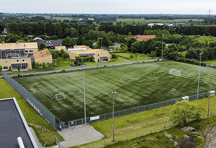 En del af Slangerup Idræts- og Kulturcenter.