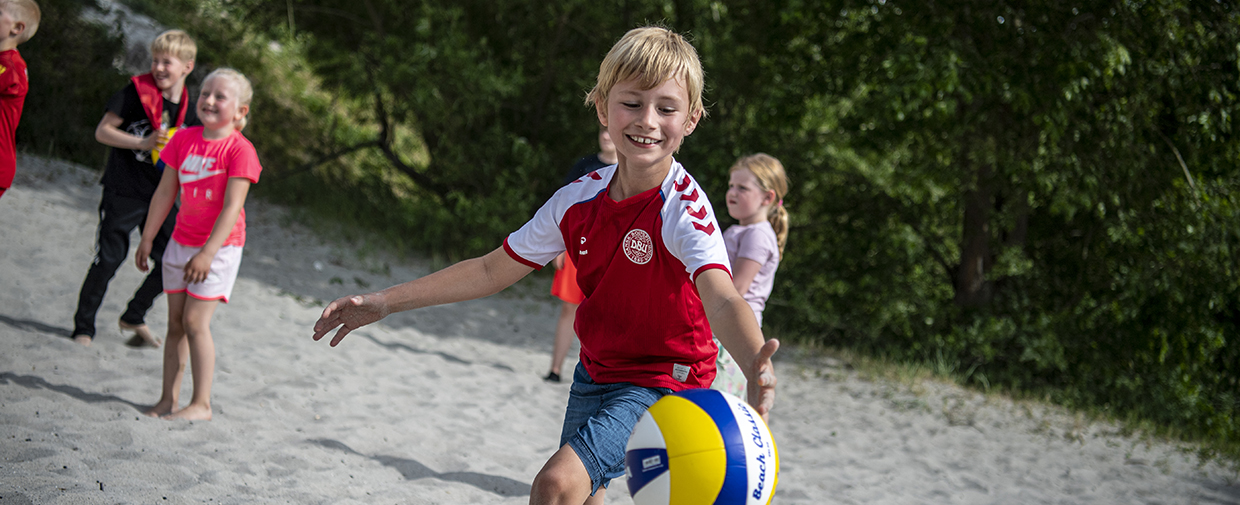 Beachvolley på Marbæk Strand i Frederikssund. Foto: Kenneth Jensen.