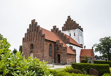 Kirken er bygget i begyndelsen af 1100-tallet.